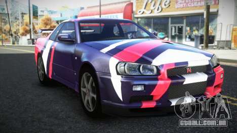 Nissan Skyline R34 Bridy S9 para GTA 4