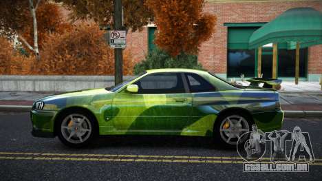 Nissan Skyline R34 Bridy S5 para GTA 4