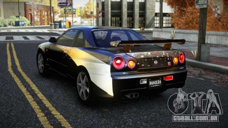 Nissan Skyline R34 Bridy S6 para GTA 4