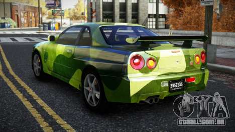 Nissan Skyline R34 Bridy S5 para GTA 4