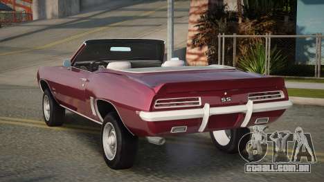 1969 Chevrolet Camaro SS 350 Convertible para GTA San Andreas