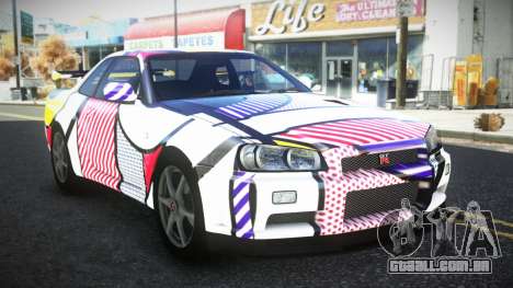 Nissan Skyline R34 Bridy S8 para GTA 4