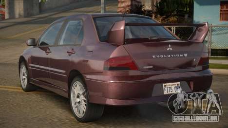 Mitsubishi Lancer Evolution VII Dalara para GTA San Andreas