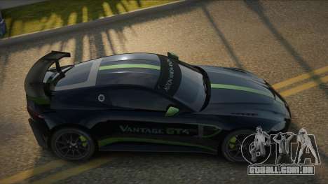 Aston Martin Vantage GT4 Tedon para GTA San Andreas