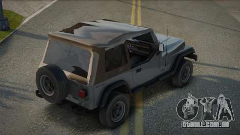 Jeep Wrangler 88th para GTA San Andreas