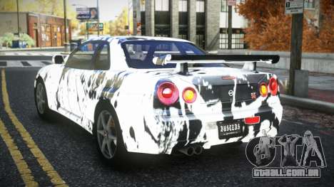 Nissan Skyline R34 Bridy S4 para GTA 4