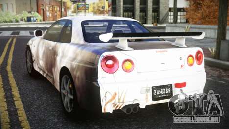 Nissan Skyline R34 Bridy S3 para GTA 4