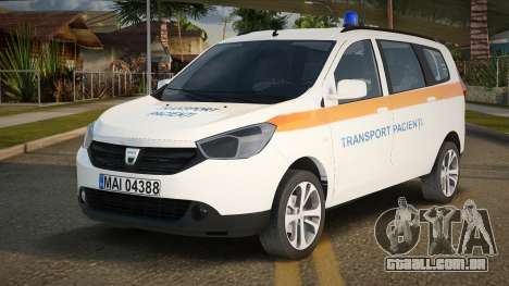 Dacia Lodgy Transport Pacienti para GTA San Andreas