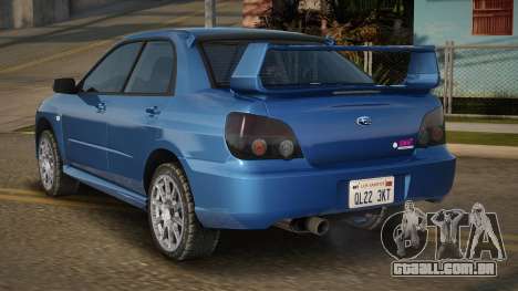 Subaru Imperza Sederphia para GTA San Andreas