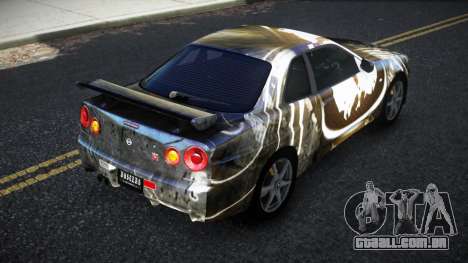 Nissan Skyline R34 Bridy S7 para GTA 4