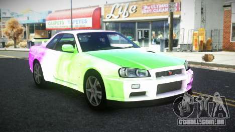 Nissan Skyline R34 Bridy S13 para GTA 4