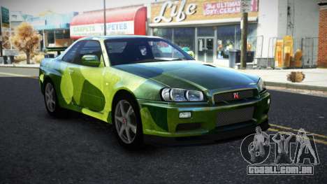 Nissan Skyline R34 Bridy S5 para GTA 4
