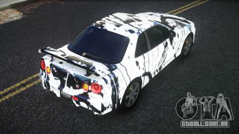 Nissan Skyline R34 Bridy S4 para GTA 4