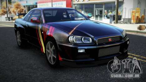 Nissan Skyline R34 Bridy S2 para GTA 4