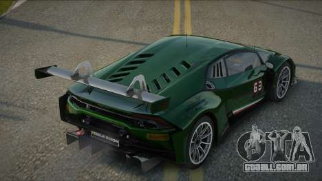 Lamborghini Huracan GT3 Neron para GTA San Andreas