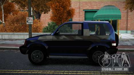 Mitsubishi Pajero Telhute para GTA 4