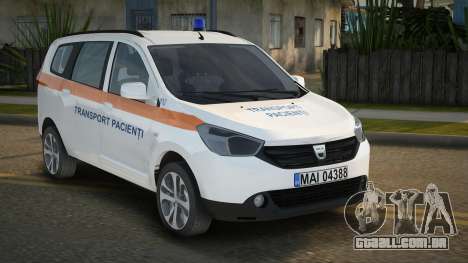 Dacia Lodgy Transport Pacienti para GTA San Andreas