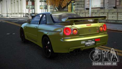 Nissan Skyline R34 Vijugade para GTA 4