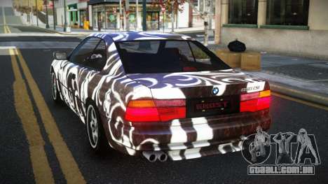 BMW 850CSi Galelina S5 para GTA 4