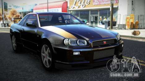 Nissan Skyline R34 Bridy S6 para GTA 4