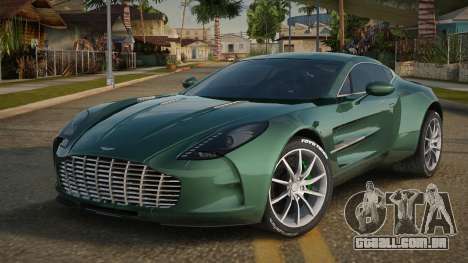 Aston Martin ONE-77 Aulenor para GTA San Andreas
