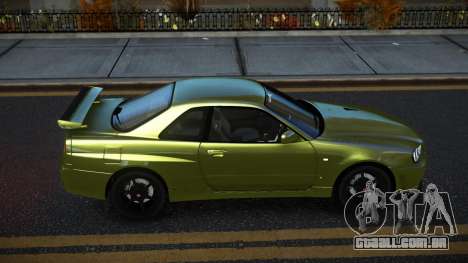 Nissan Skyline R34 Vijugade para GTA 4