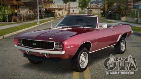1969 Chevrolet Camaro SS 350 Convertible para GTA San Andreas
