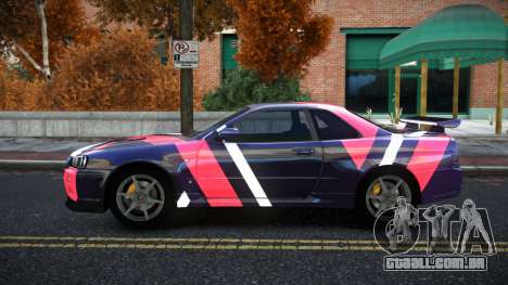 Nissan Skyline R34 Bridy S9 para GTA 4
