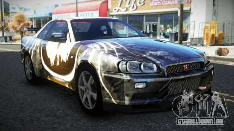 Nissan Skyline R34 Bridy S7 para GTA 4