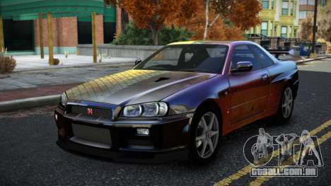 Nissan Skyline R34 Bridy S1 para GTA 4