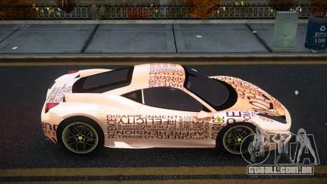 Ferrari 458 Jenbel S8 para GTA 4