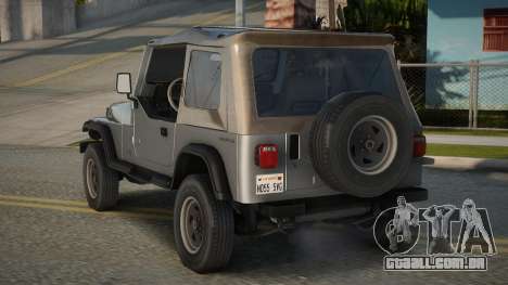 Jeep Wrangler 88th para GTA San Andreas
