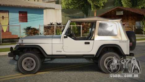 Jeep Wrangler 88th para GTA San Andreas