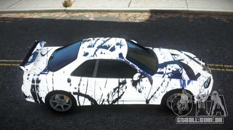 Nissan Skyline R34 Bridy S4 para GTA 4