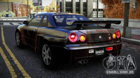 Nissan Skyline R34 Bridy S12 para GTA 4