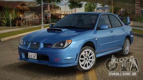 Subaru Imperza Sederphia para GTA San Andreas