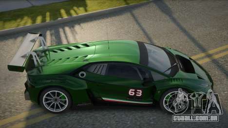 Lamborghini Huracan GT3 Neron para GTA San Andreas