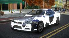 Nissan Skyline R34 Bridy S11 para GTA 4