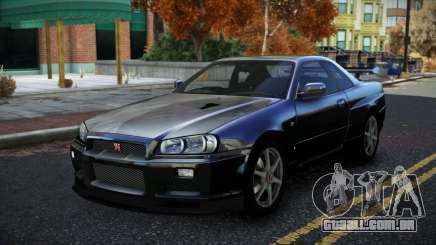 Nissan Skyline R34 Bridy S14 para GTA 4
