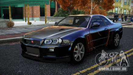 Nissan Skyline R34 Bridy S12 para GTA 4
