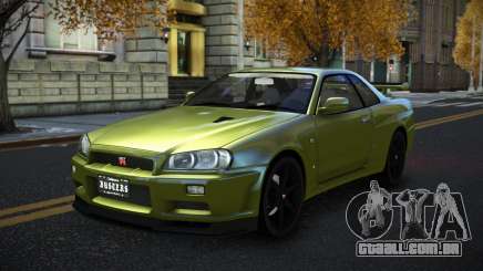Nissan Skyline R34 Vijugade para GTA 4