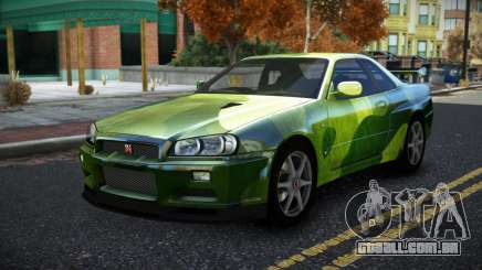 Nissan Skyline R34 Bridy S5 para GTA 4