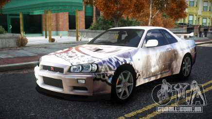 Nissan Skyline R34 Bridy S3 para GTA 4