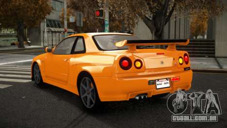 Nissan Skyline R34 Wovjo para GTA 4