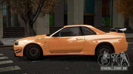 Nissan Skyline R34 Qomafon para GTA 4