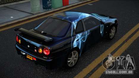 Nissan Skyline R34 Terjam S5 para GTA 4