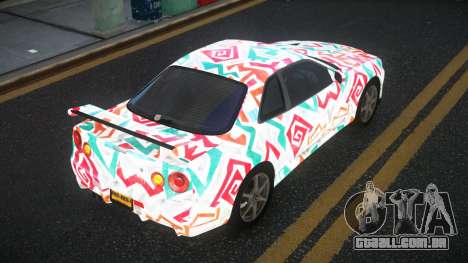 Nissan Skyline R34 Terjam S8 para GTA 4