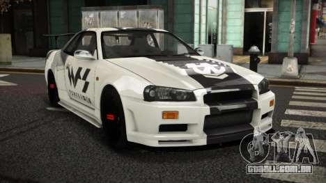 Nissan Skyline R34 Puzuvu para GTA 4