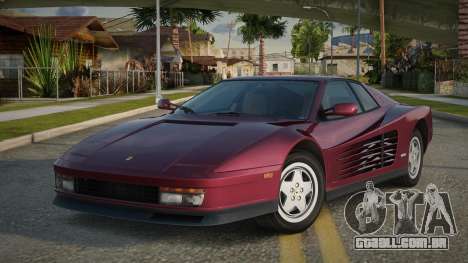 Ferrari Testarossa Anielse para GTA San Andreas