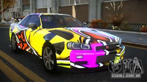 Nissan Skyline R34 Terjam S10 para GTA 4